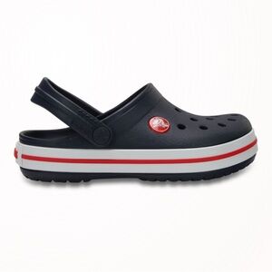 CROCS toddler crocband Navy and Red Clogs size 7